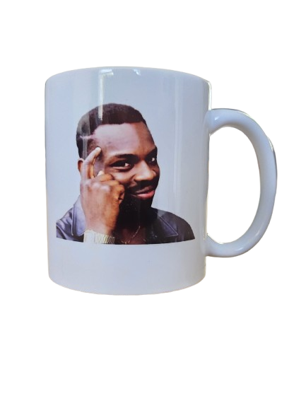 'Thinking Black Guy' Mug